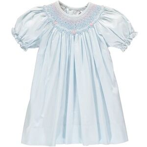Petit Ami blue smocked dress size 18 months new condition